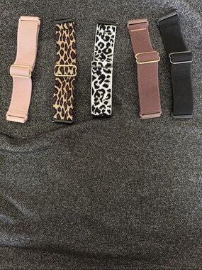 Women's Stretch Watch Bands - Pink, Leopard, White Leopard, Mauve, Black